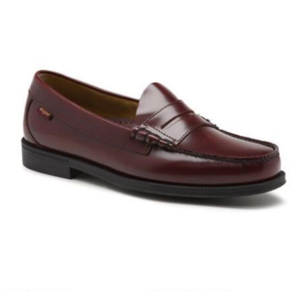 G.H. Bass & Co Weejuns Leather Wine Penny Loafers
